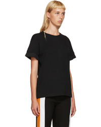 schwarzes T-shirt von Mother of Pearl