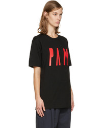 schwarzes T-shirt von Perks And Mini