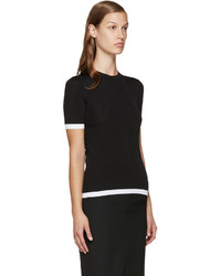 schwarzes T-shirt von Givenchy