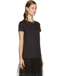 schwarzes T-shirt von Valentino