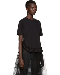 schwarzes T-shirt von Simone Rocha