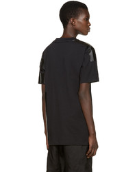 schwarzes T-shirt von Hood by Air