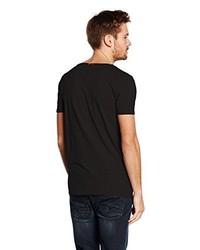 schwarzes T-shirt von Boss Orange