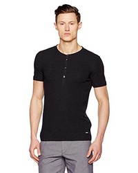 schwarzes T-shirt von Boss Orange