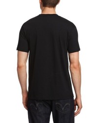 schwarzes T-shirt von Bravado