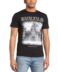 schwarzes T-shirt von Burzum