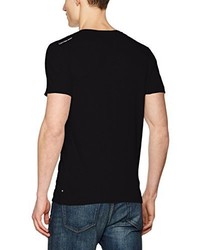 schwarzes T-shirt von Calvin Klein Jeans