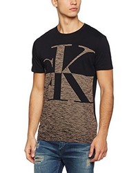 schwarzes T-shirt von Calvin Klein Jeans