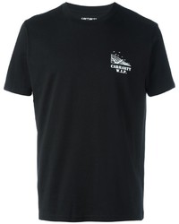 schwarzes T-shirt von Carhartt