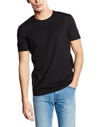 schwarzes T-shirt von Celio
