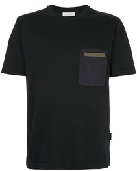 schwarzes T-shirt von Cerruti