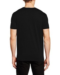 schwarzes T-shirt von Cheap Monday