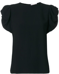 schwarzes T-shirt von Chloé