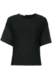 schwarzes T-shirt von Christian Wijnants