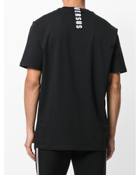 schwarzes T-shirt von Versus