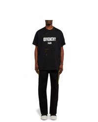 schwarzes T-shirt von Givenchy