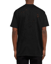 schwarzes T-shirt von Givenchy