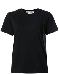 schwarzes T-shirt von Comme des Garcons