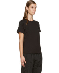 schwarzes T-shirt von Comme des Garcons