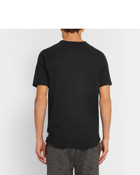 schwarzes T-shirt von Reigning Champ