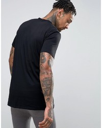 schwarzes T-shirt von Lacoste