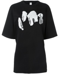 schwarzes T-shirt von Damir Doma