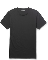 schwarzes T-shirt von Derek Rose
