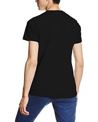 schwarzes T-shirt von Diesel