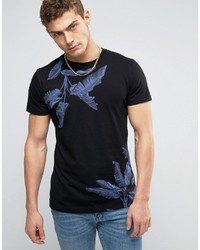 schwarzes T-shirt von Diesel