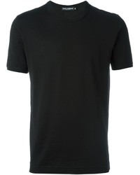 schwarzes T-shirt von Dolce & Gabbana