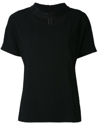 schwarzes T-shirt von Eleventy