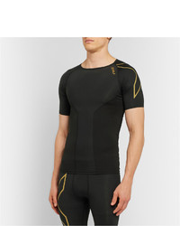 schwarzes T-shirt von 2XU