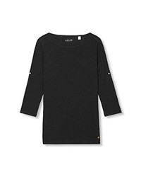 schwarzes T-shirt von Esprit