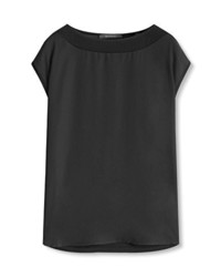 schwarzes T-shirt von ESPRIT Collection