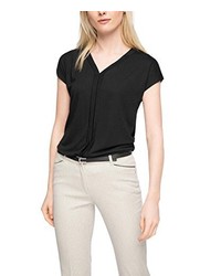 schwarzes T-shirt von ESPRIT Collection