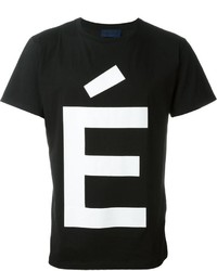 schwarzes T-shirt von Etudes Studio