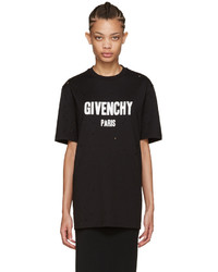 schwarzes T-shirt von Givenchy