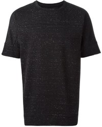 schwarzes T-shirt von Helmut Lang