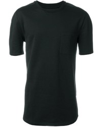 schwarzes T-shirt von Helmut Lang