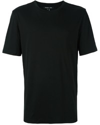 schwarzes T-shirt von Helmut Lang