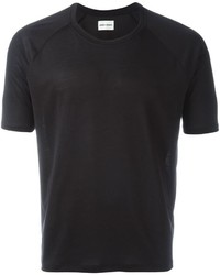 schwarzes T-shirt von Henrik Vibskov