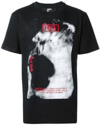 schwarzes T-shirt von Hood by Air