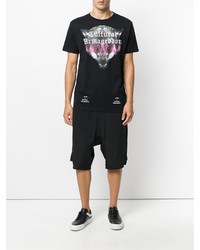 schwarzes T-shirt von Marcelo Burlon County of Milan