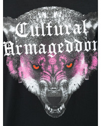 schwarzes T-shirt von Marcelo Burlon County of Milan