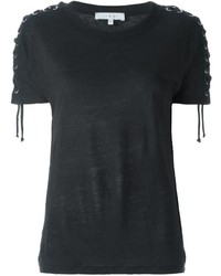 schwarzes T-shirt von IRO