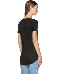 schwarzes T-shirt von Etoile Isabel Marant