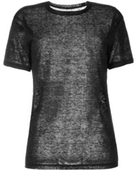 schwarzes T-shirt von Isabel Marant