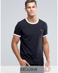 schwarzes T-shirt von Jack Wills