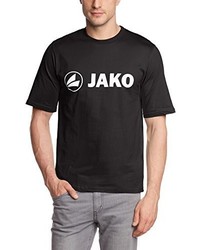 schwarzes T-shirt von Jako