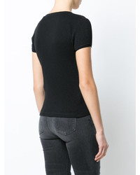 schwarzes T-shirt von Rag & Bone